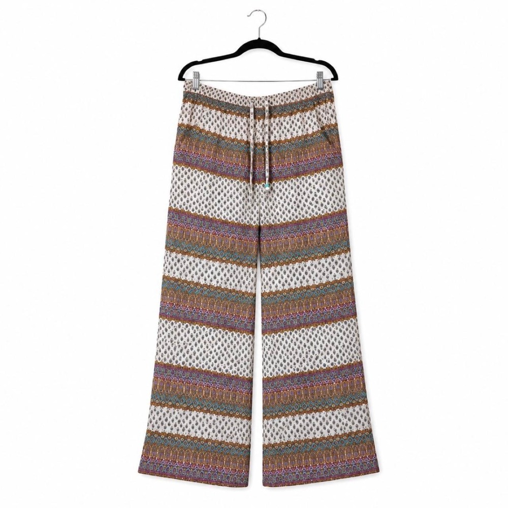 American Eagle Boho Paisley Wide Leg Palazzo Pants